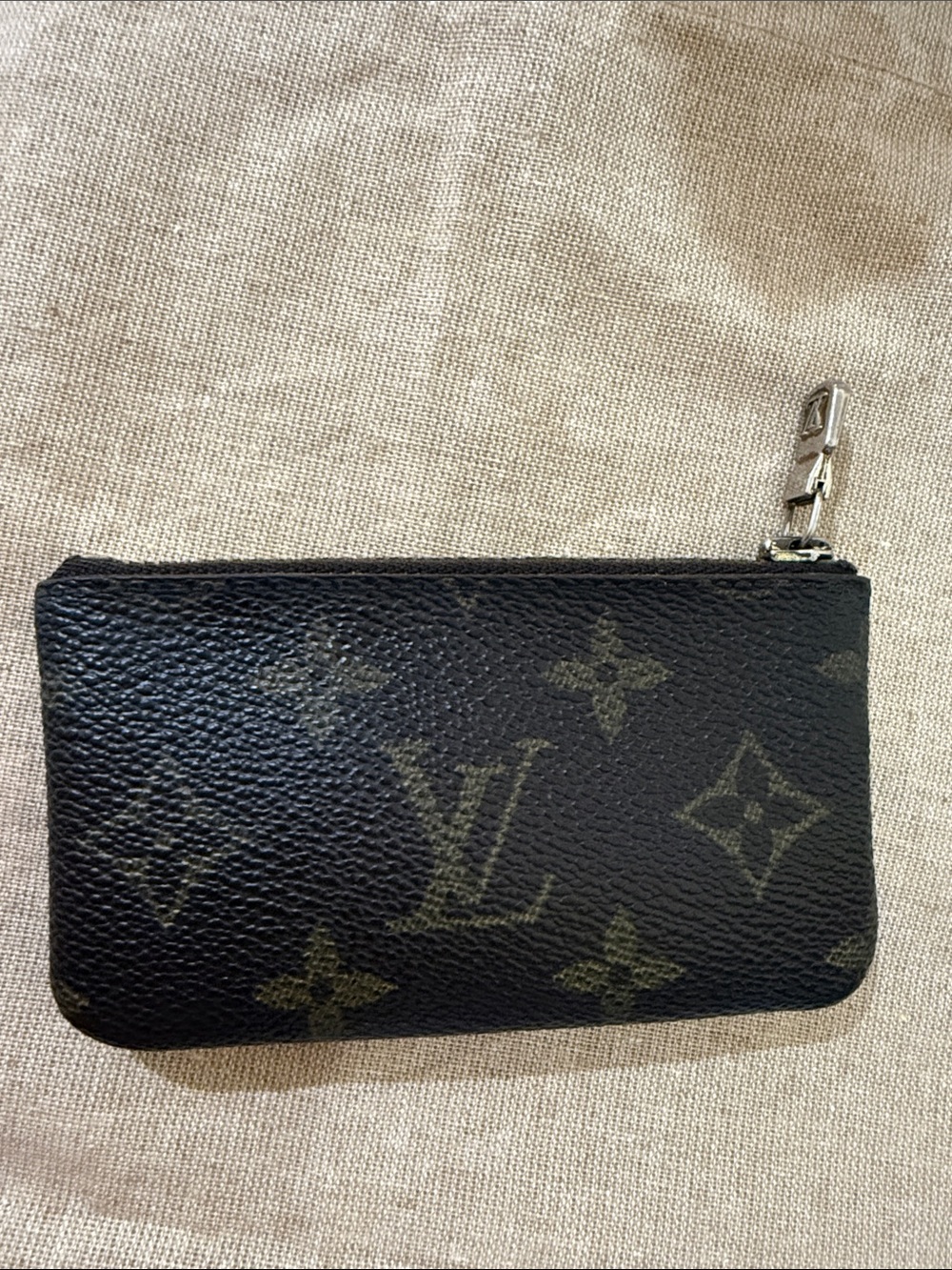 Authentic Louis Vuitton Brown Monogram Zip coin Mini Card Holder - Picture 2 of 10